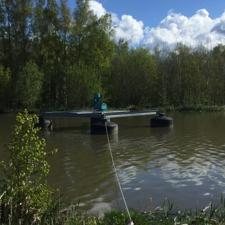 Sweden Lessobo INVENT Wastewater Treatment pond HYPERCLASSIC